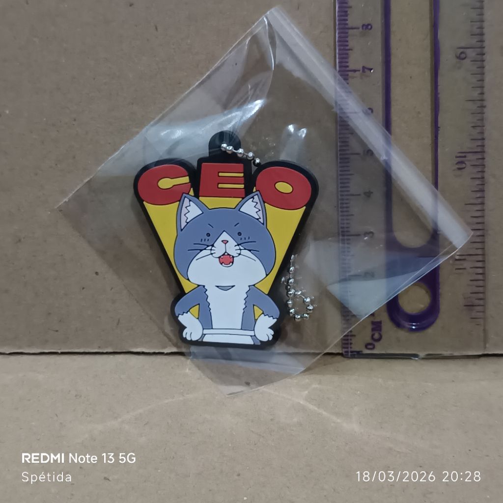 Akaneeko Ramen / Red Cat Rubber Charm Ramen - Sasaki