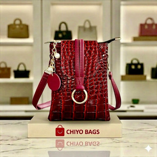 INESSA Tas selempang dan bahu wanita tiga ruangan model slimphone terbaru dan kekinian By Chiyo bags