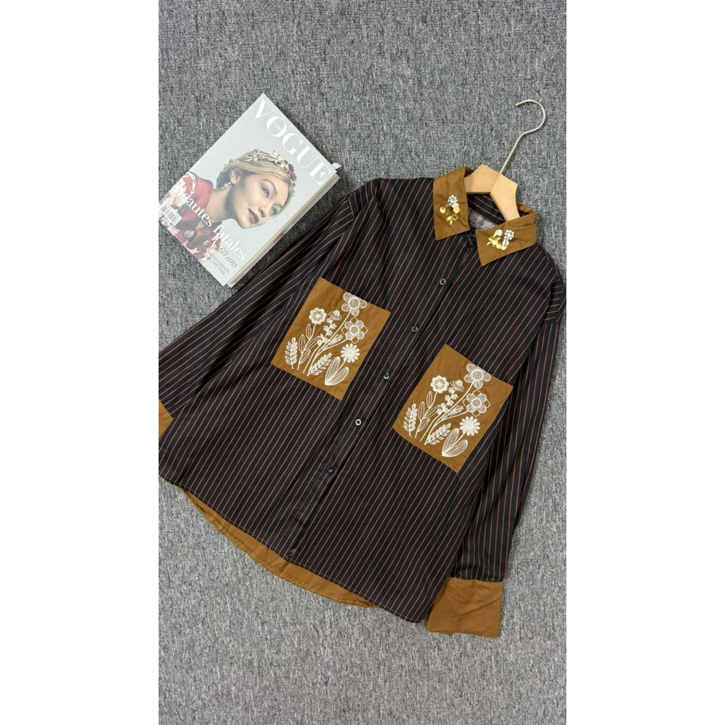 KEMEJA เสื้อเชิ้ตปักลาย // B5451 // B5450