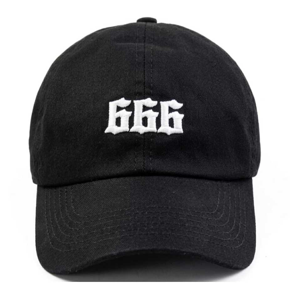 Sixcisors Polocap เบสบอลหมวก basecap Satanic 666 โลหะเพลง Unisex ผู้ชายผู้หญิง Vintage Unisex ผู้ใหญ