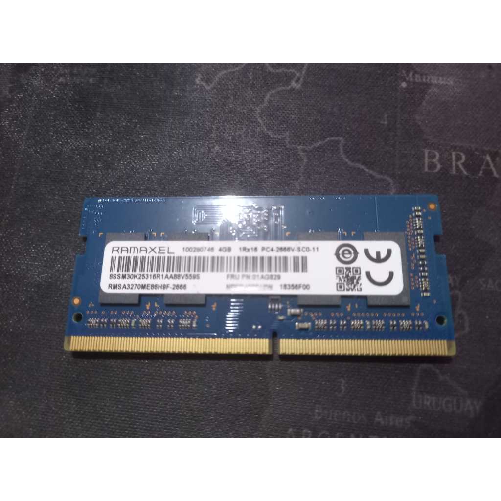 RAMAXEL Ram Sodim สําหรับแล็ปท็อป DDR4 4 GB PC4 2666