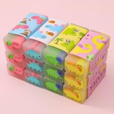 2 ชิ้น ยางลบไดโนเสาร์/ยางลบน่ารัก/ยางลบunique