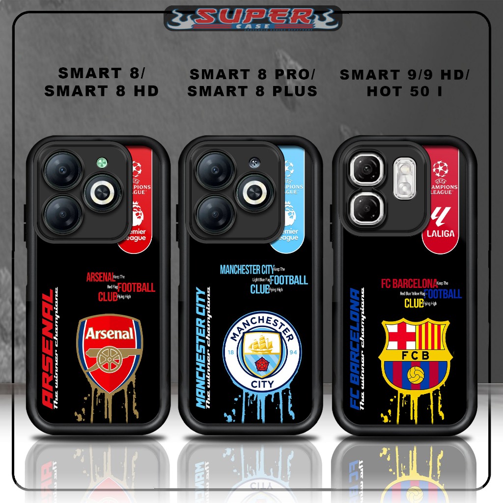 Softcase แก้ว Kaca สําหรับ INFINIX SMART 8 8HD 8 PRO 8 PLUS 9 ร้อน 50i ปลอกโทรศัพท์มือถือกรณี Procam