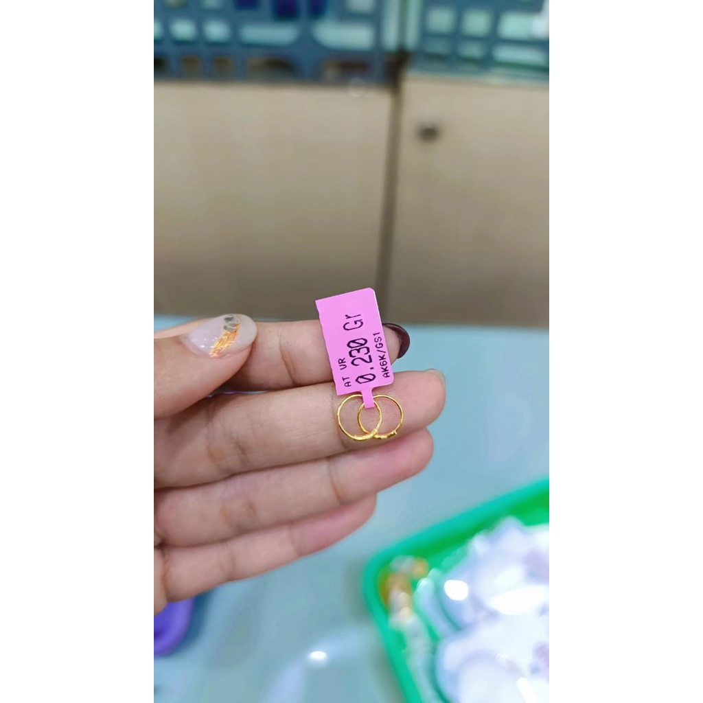 GYPSY EARRINGS 0.23GRAM - A3