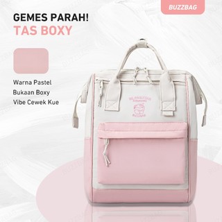Buzzbag -  Ransel sekolah wanita tas sekolah korean style Ransel Perjalanan Seni Siswa Sekolah tas ransel