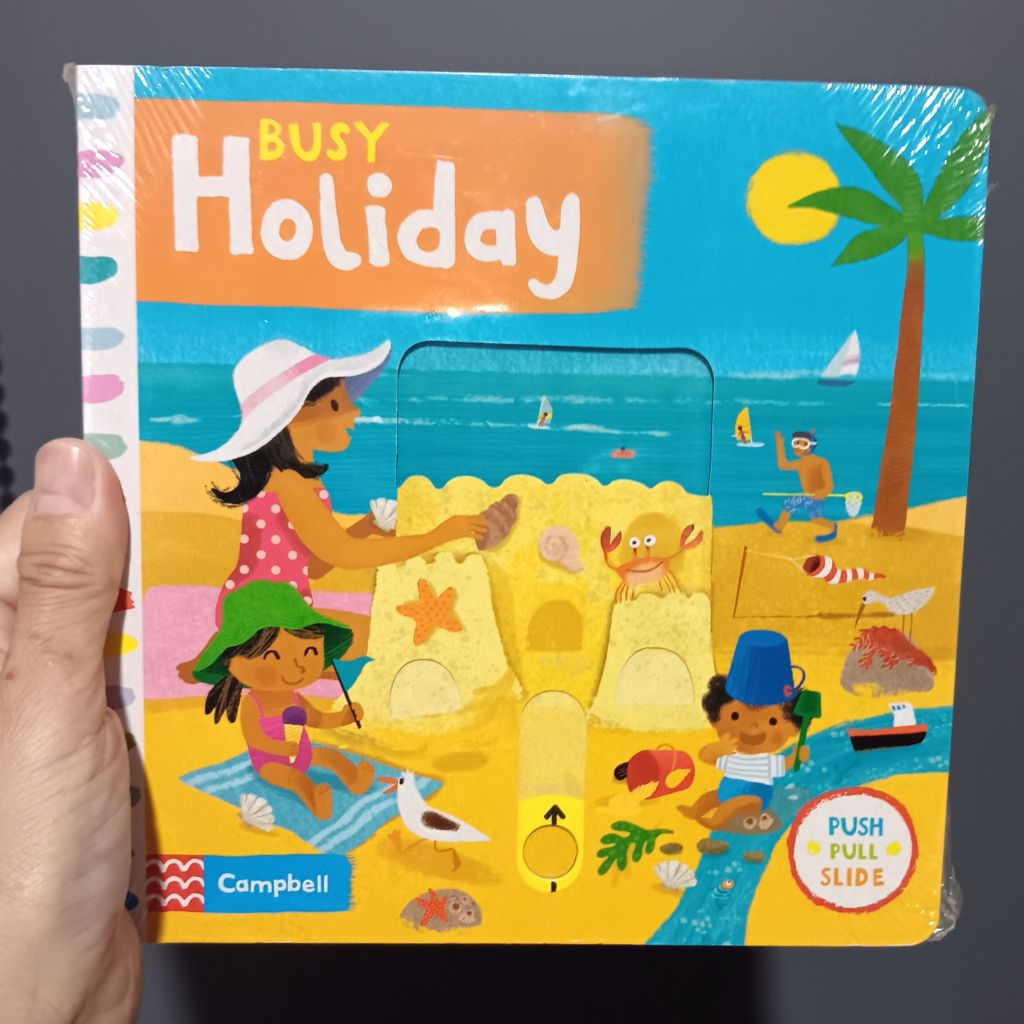 CAMPBELL BSY HOLIDAY PUSH PULL SLIDE BOARD BOOK