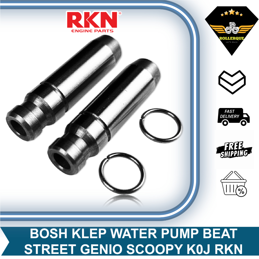 RKN Bosh Klep Valve Guide Beat Deluxe Scoopy Genio CT Hunter Cub 110 125 New Street K0J K2F K1A