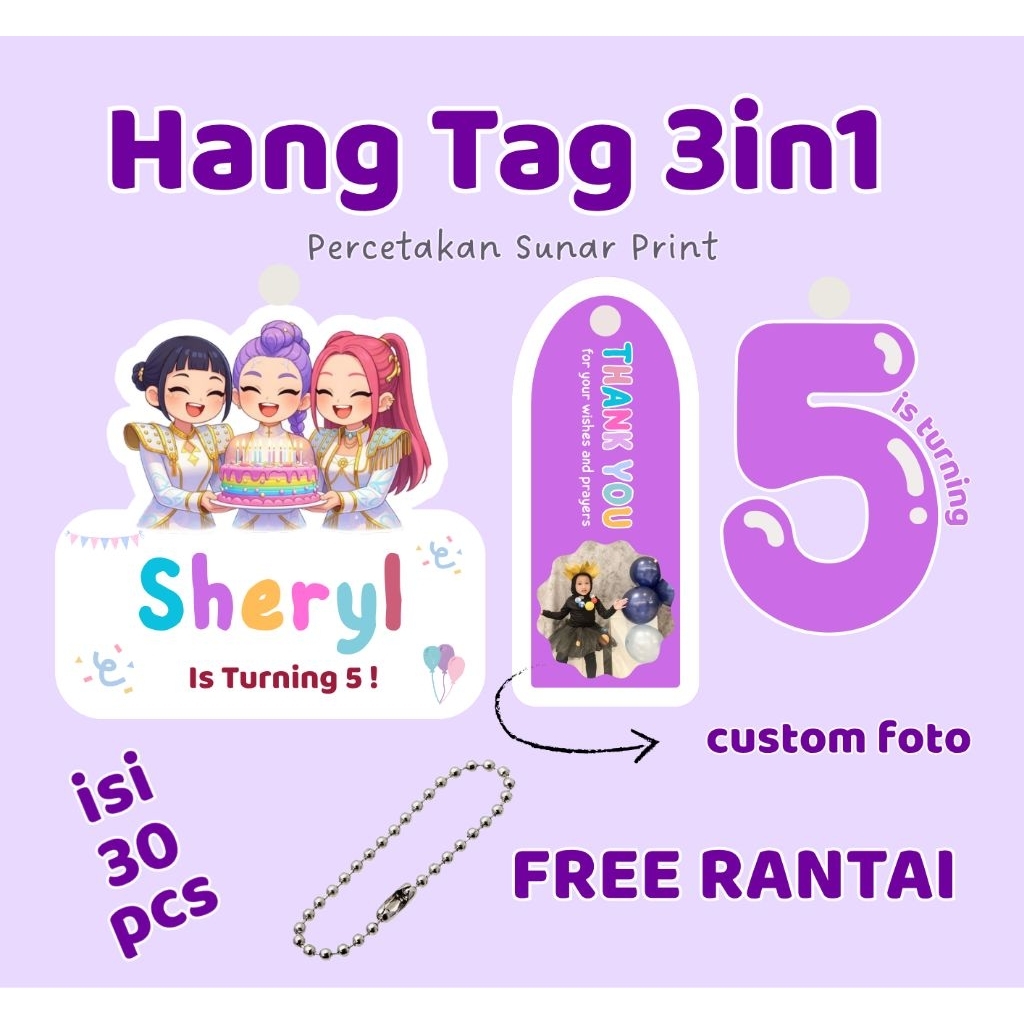 HangTag 3in1 / KPOP นักล่าปีศาจ ล่าตรีx