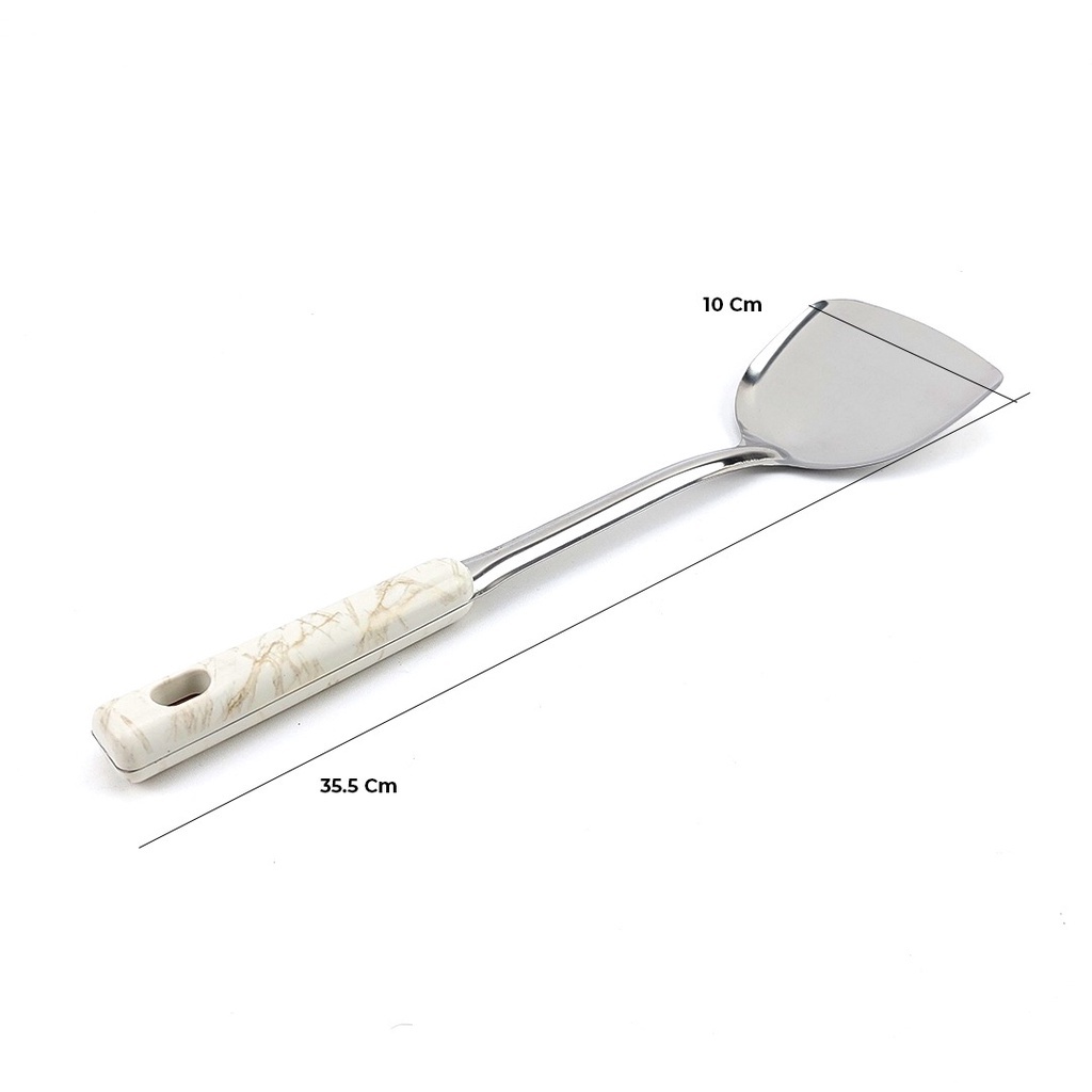 สแตนเลส BMW FLORIDA FRYING SpaTULA การทําอาหารอาหารทําอาหาร SOUP