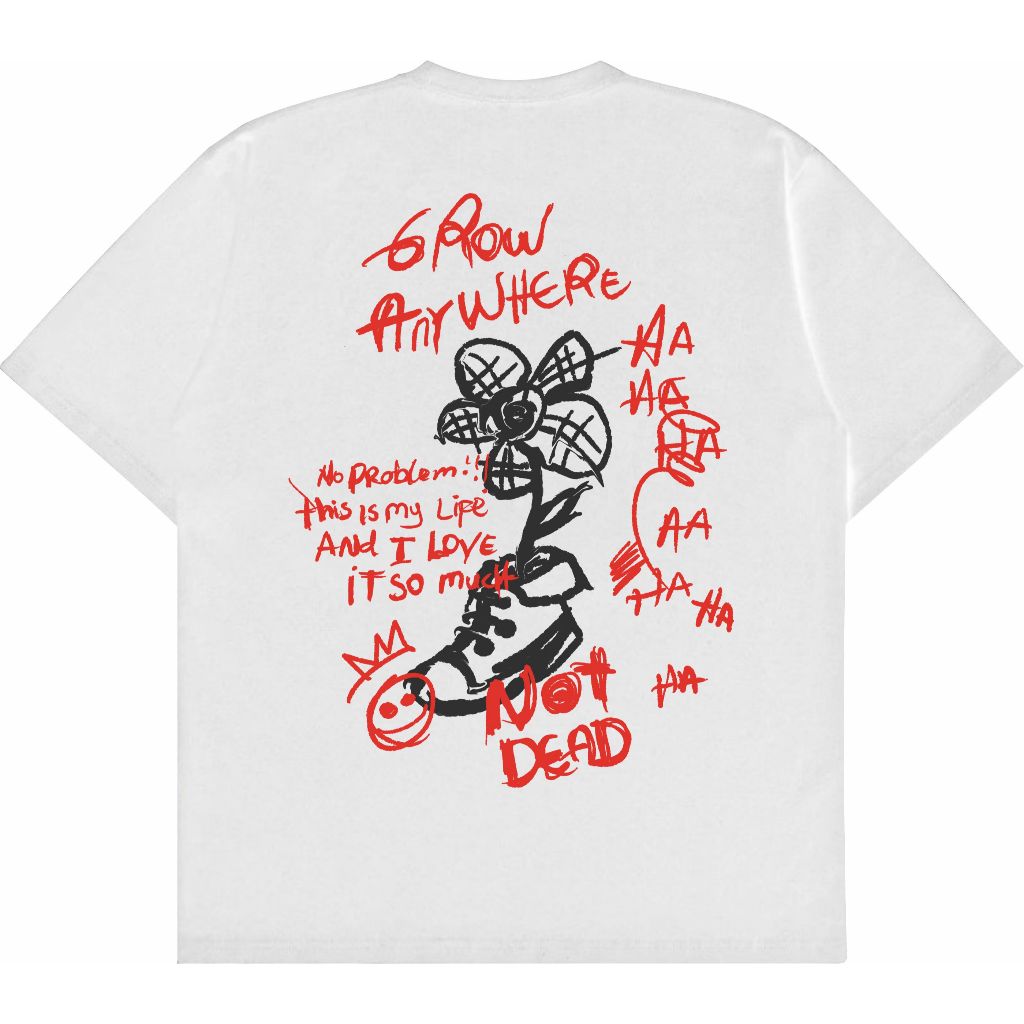 Captivated - เสื้อยืด Grow Anywhere White 24s