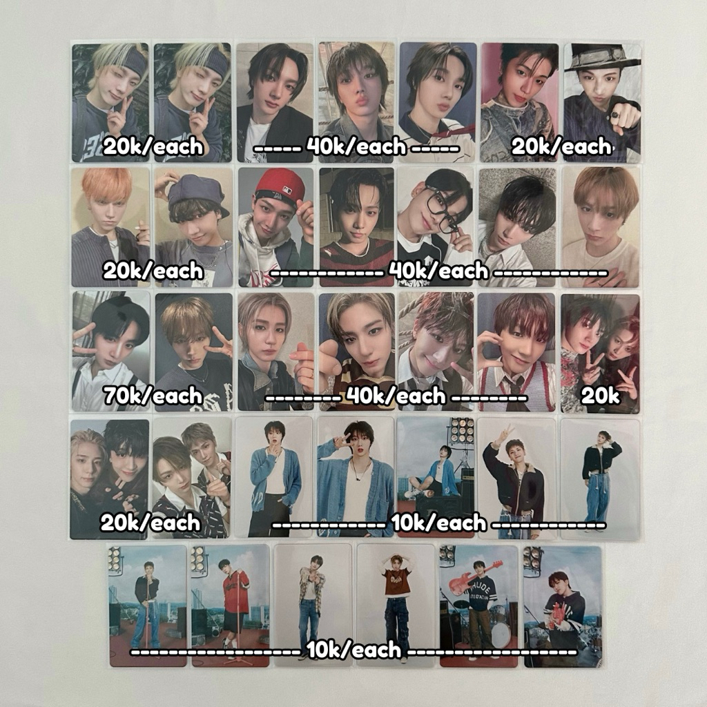 !! คําอธิบายอ่าน !! Photocard boynextdoor sungho riwoo jaehyun taesan leehan woongark