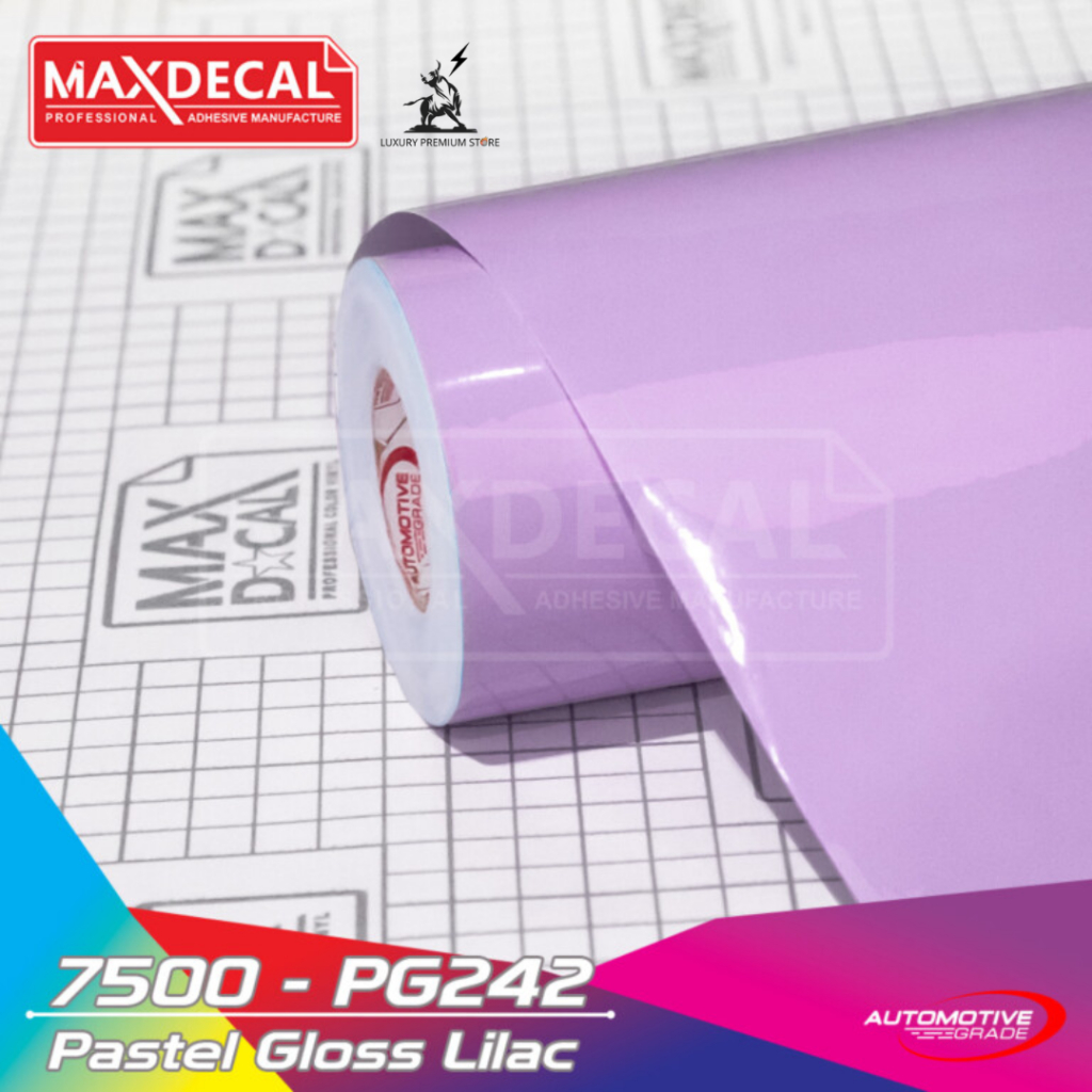Maxdecal Pastel Gloss Lilac 7500-PG242 สติ๊กเกอร์