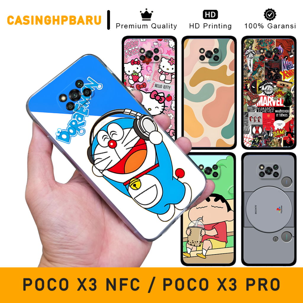 CASINGHPBARU - Casing POCO X3 NFC POCO X3 PRO Softcase Premium Hybrid Case Custom Case คุณภาพความงาม