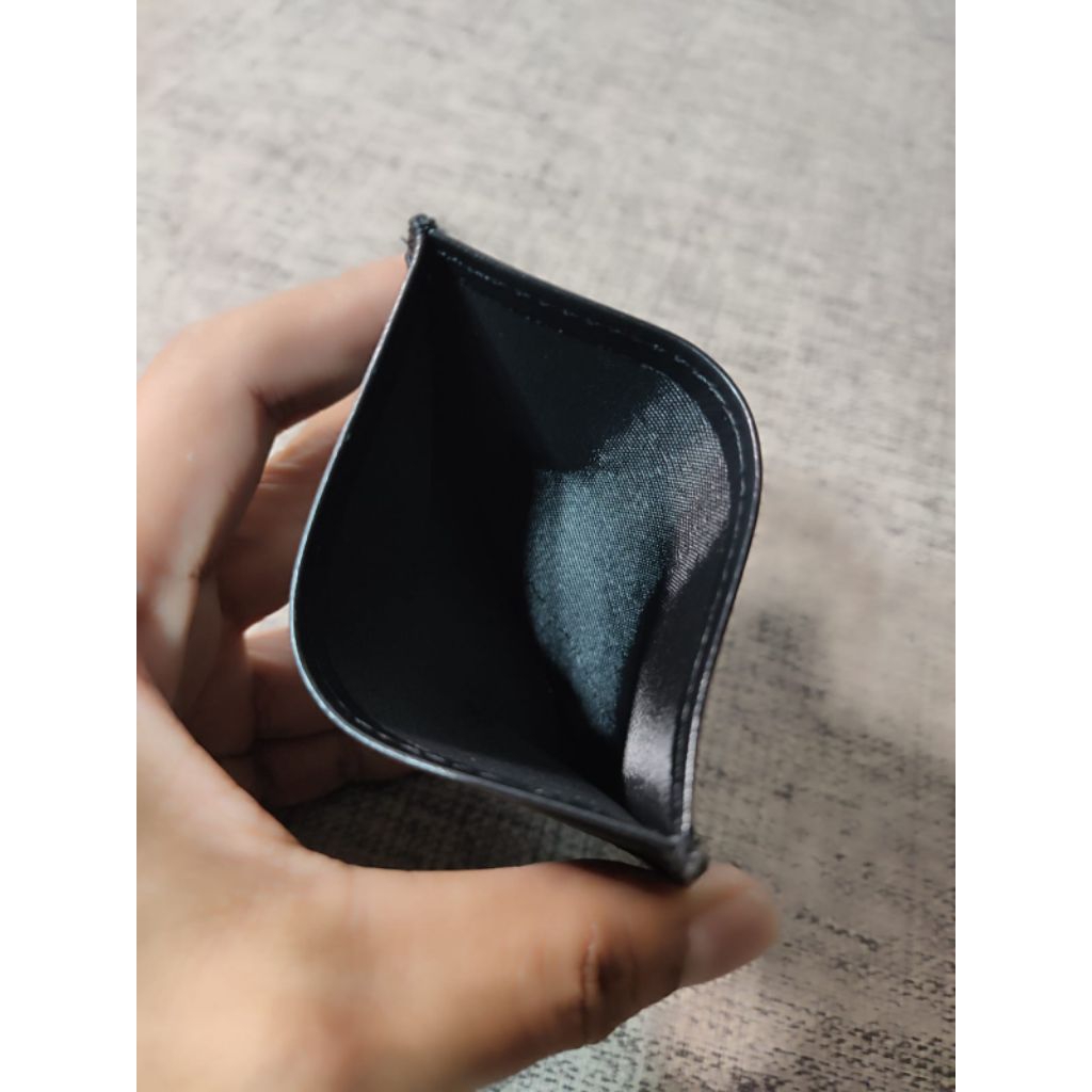 Slim pocket Slim card wallet ทําจากหนังแท้