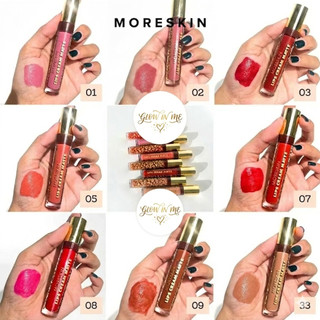 Moreskin Lip Cream Matte Series | Lipstik Moreskin Nasa 4ml LC01 LC02 LC03 LC05 LC07 LC08 LC09 LC33