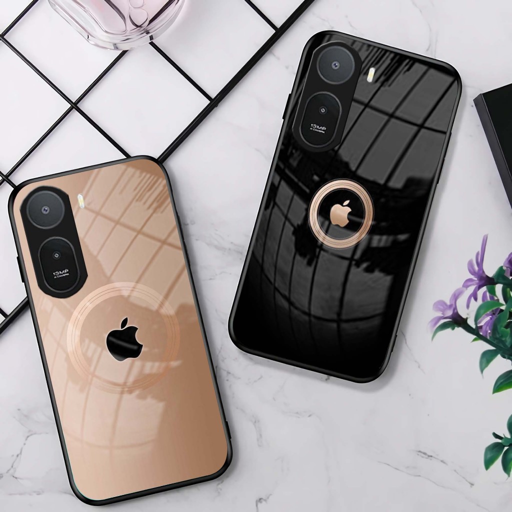 HP MG21 Softcase Glass สําหรับ Redmi A7 PRO - Poco C85X เคสโทรศัพท์ - Redmi A7 PRO ชาร์จโทรศัพท์ - P