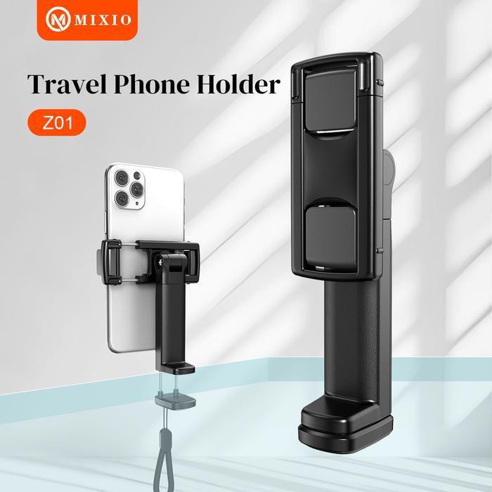 MIXIO Z01 ที่วางโทรศัพท์สําหรับเดินทางคลิป 360° หมุนหมุน