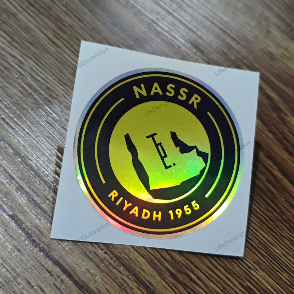 สติ๊กเกอร์ NASSR RIYADH - HOLOGRAM