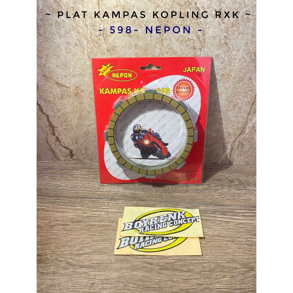 จานคลัทช์ OR RACING จานคลัทช์ RXKING RXK RX KING NEPON ORIGINAL - BRC OLSHOP