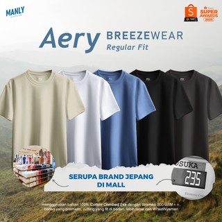 Aery Reguler Fit T-Shirt BreezeWear Quick Dry Tech