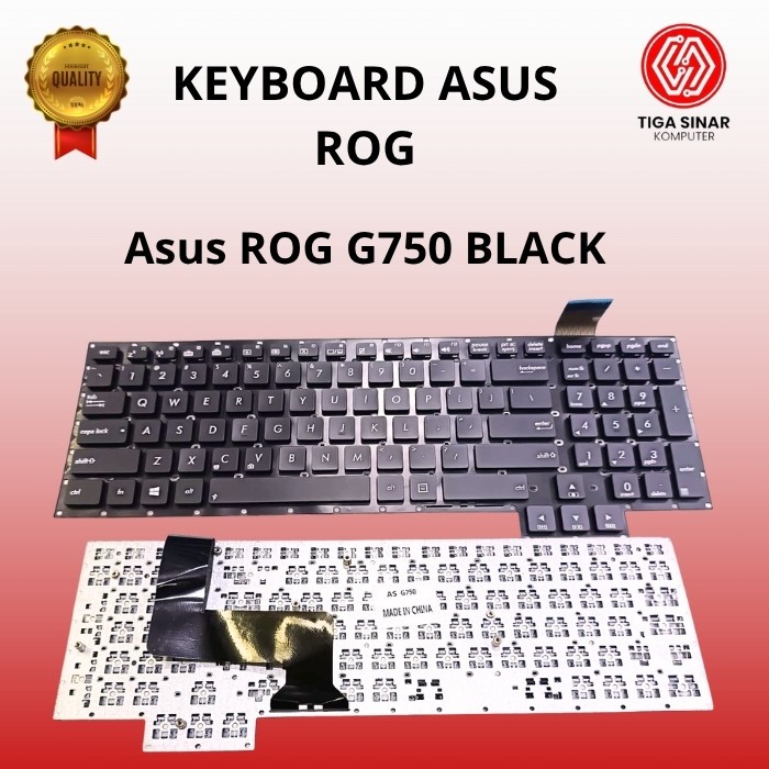 คีย์บอร์ด Asus ROG G750 G750J G750JH G750JM G750JS G750JW G750JX G750JZ