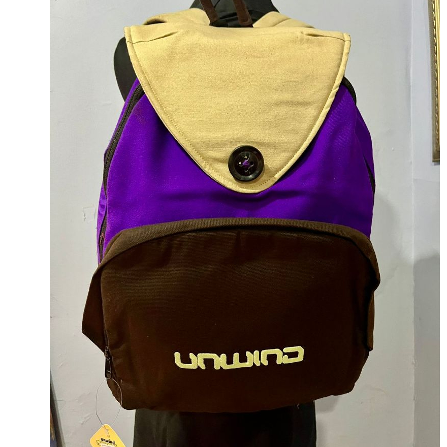 UNWIND - กระเป๋าเป้ผ้าแคนวาส Unisex