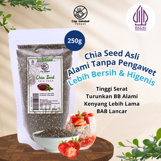 250gr Black Chia Seed ORGANIK  / Rempah / JSR 100% PREMIUM QUALITY