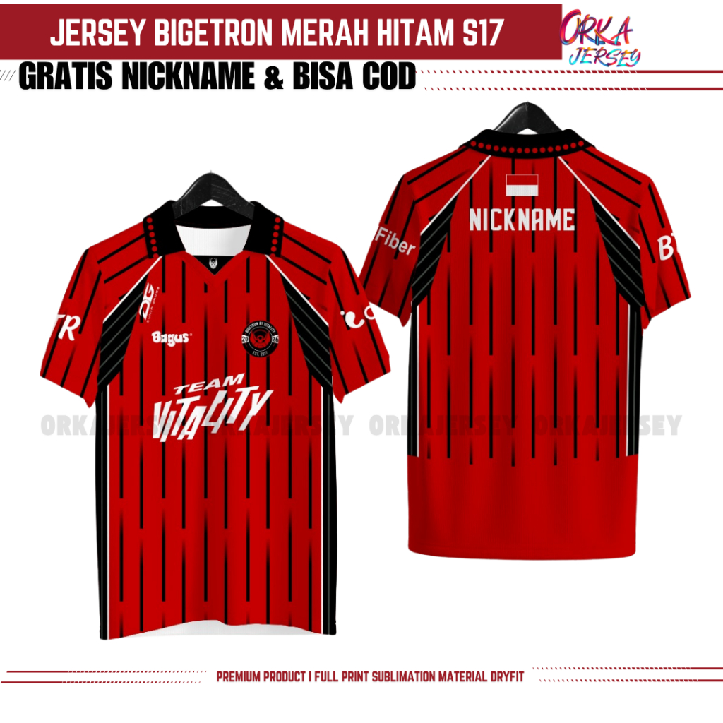 เสื้อ BTR Bigetronn ML ล่าสุด 2026 การติดตั้งชื่อและหมายเลขฟรี