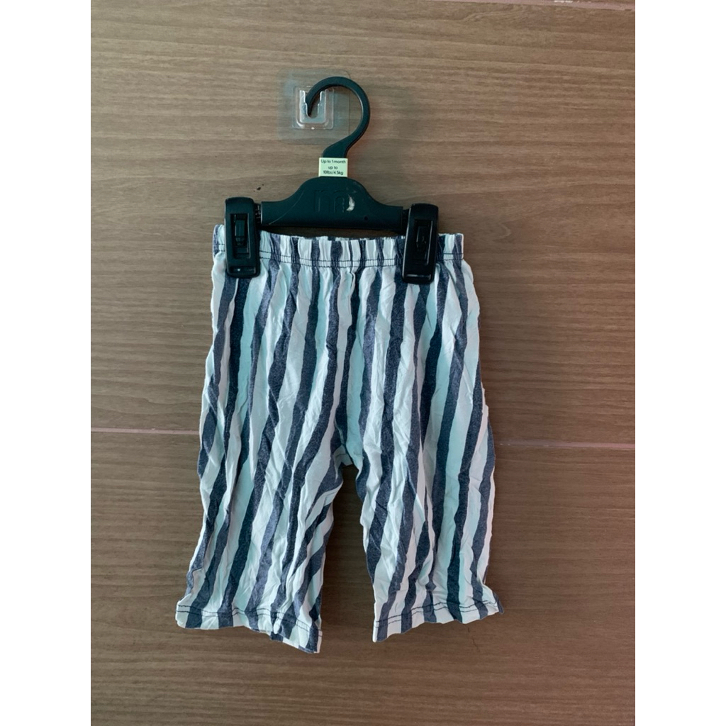 1-3 (Y) กางเกงขาสั้น Sweet Stripe Blue สําหรับเด็กผู้ชาย