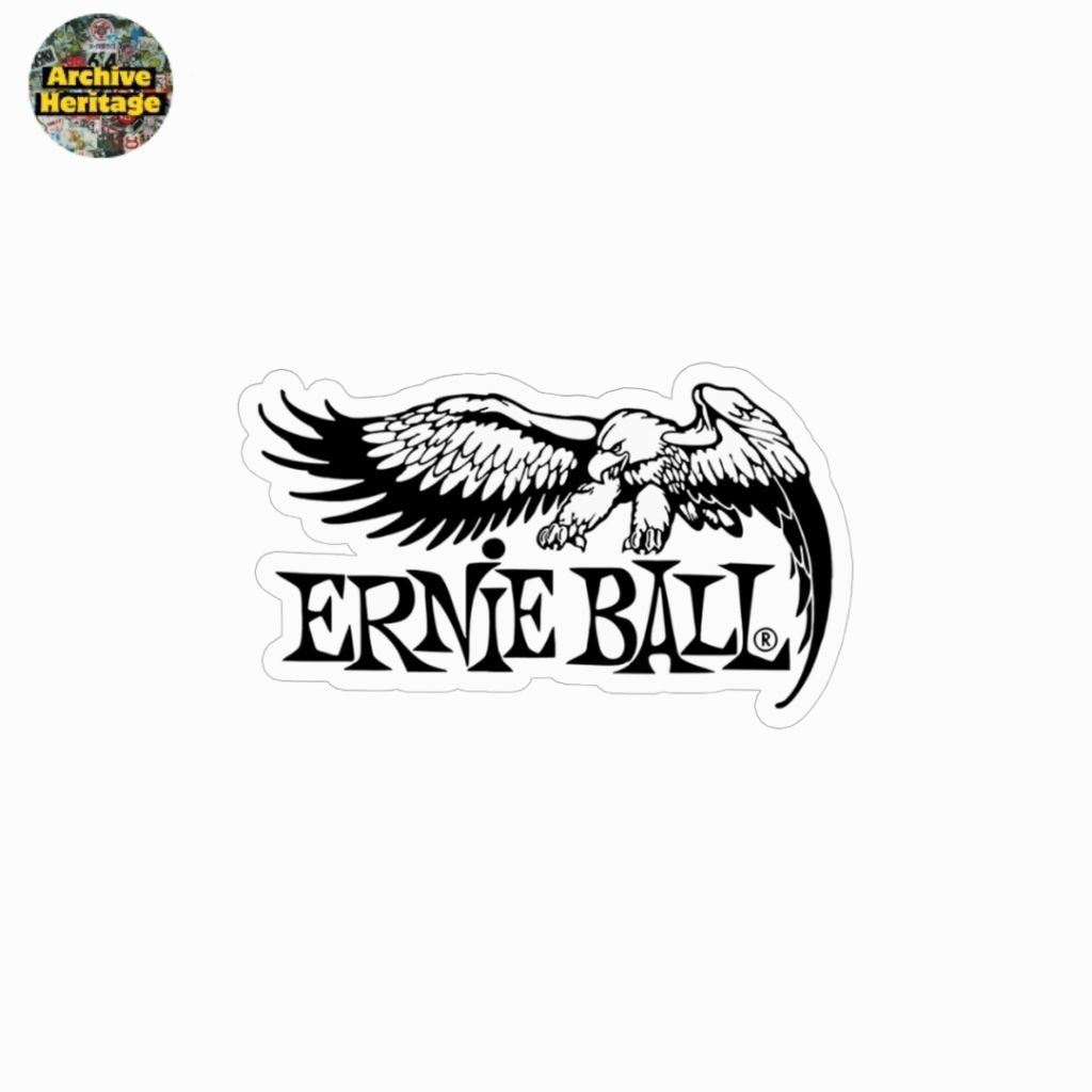 สติ๊กเกอร์ Ernie Ball logo eagle diecut