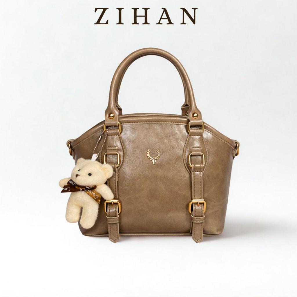 ZIHAN กระเป๋าถือผู้หญิงแฟชั่นกระเป๋าสะพายเกาหลี Casual Canny Code