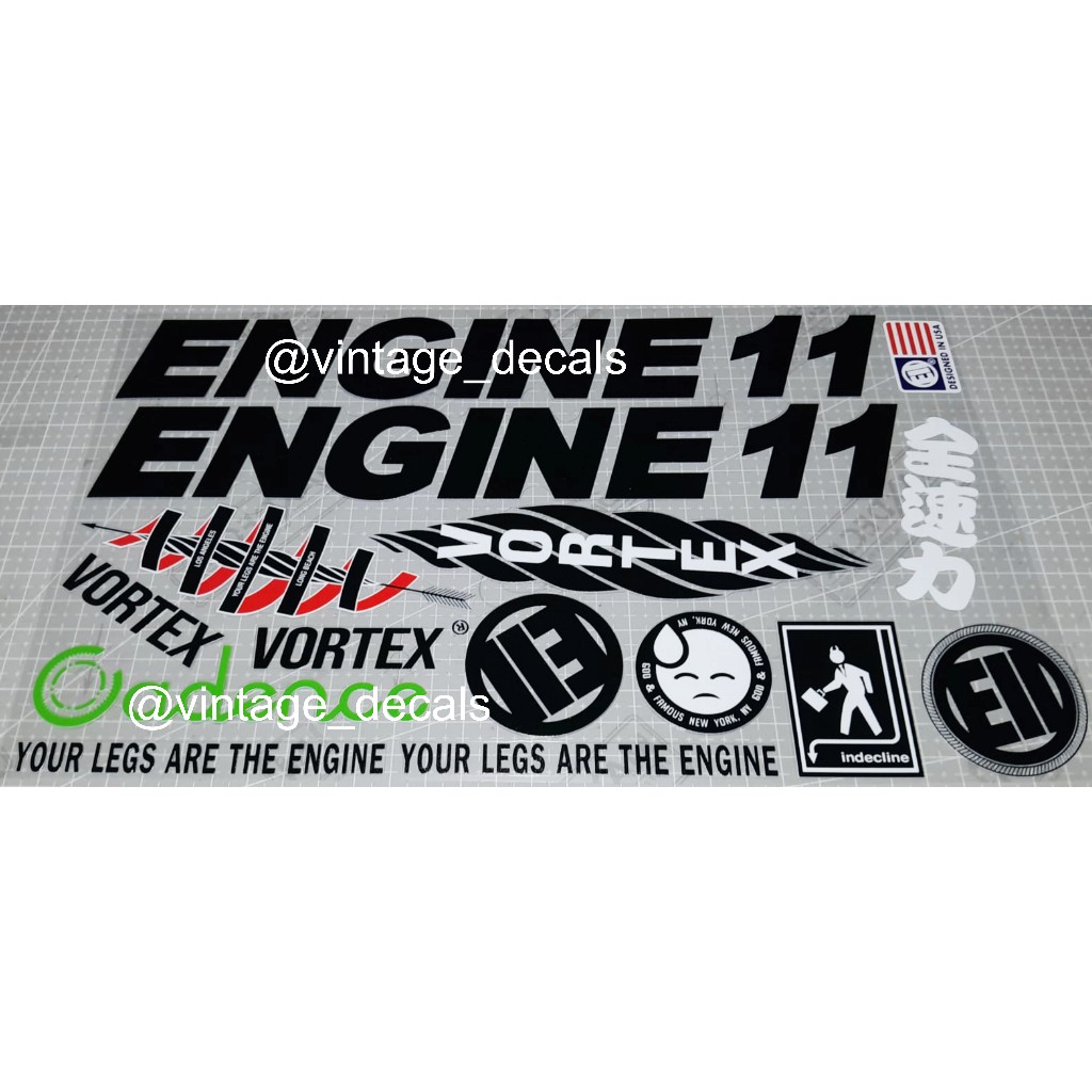 การเปลี่ยนสติ๊กเกอร์ Engine11 vortex 2015
