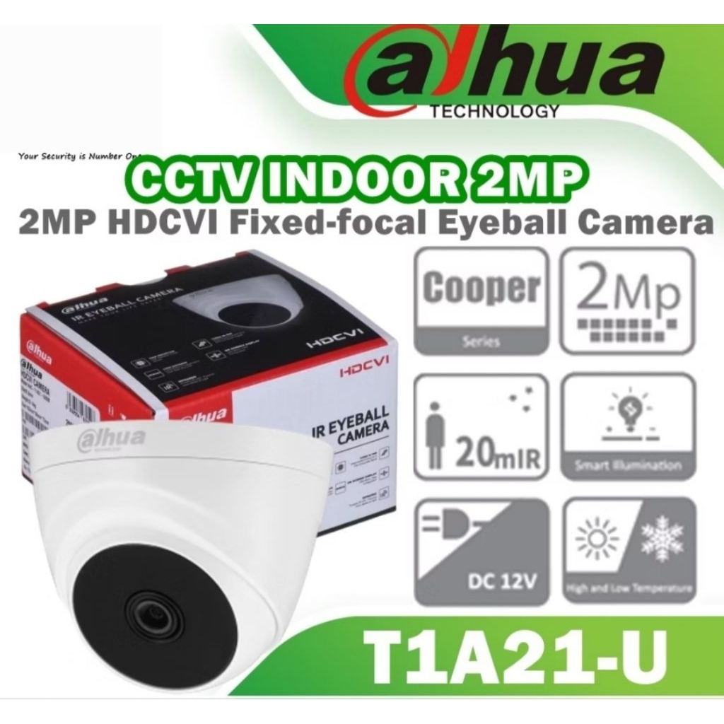 Dahua กล้องวงจรปิด HD ภายในอาคาร 2 MP / DAHUA กล้องวงจรปิด 2 MP