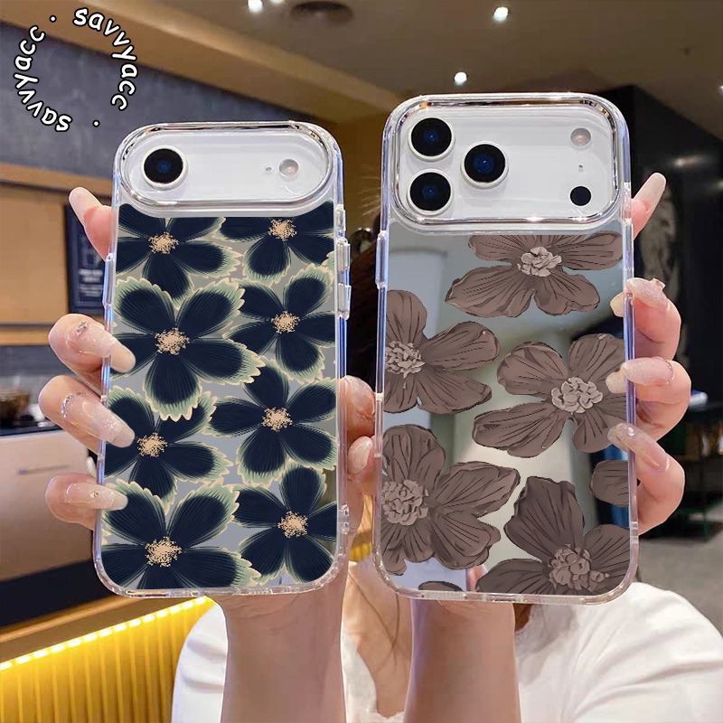 MIRROR HEBE CASE HEAVEN IN GARDEN OF FLOWERS สําหรับ OPPO A3X A5 2025 A5X A6 A6X A9 A15 A16 A17 A18 