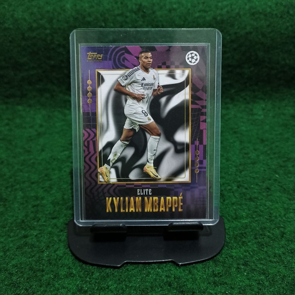 KYLIAN MBAPPE ELITE REAL MADRID TOPPS GOLD 23/24 การ์ดบอล