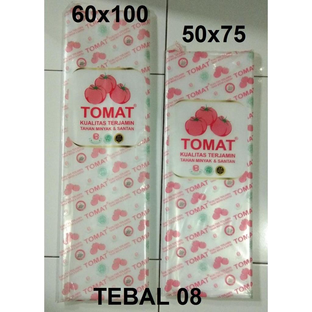 พลาสติกมะเขือเทศ PE 60x100 08 ไมครอน / PE หนา 60 x 100