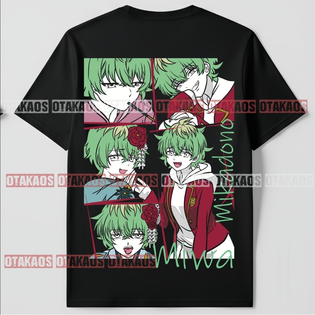 เสื้อยืด Mikadono Miwa สําหรับผู้ชายและผู้หญิงที่มีตัวละครจากอนิเมะ