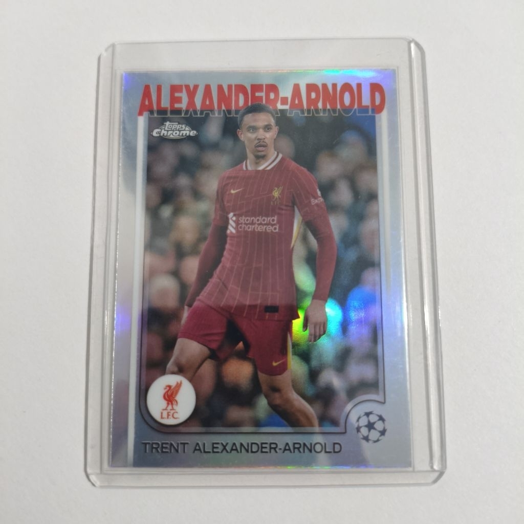 Topps Chrome Football Card Trend Alexander-Arnold