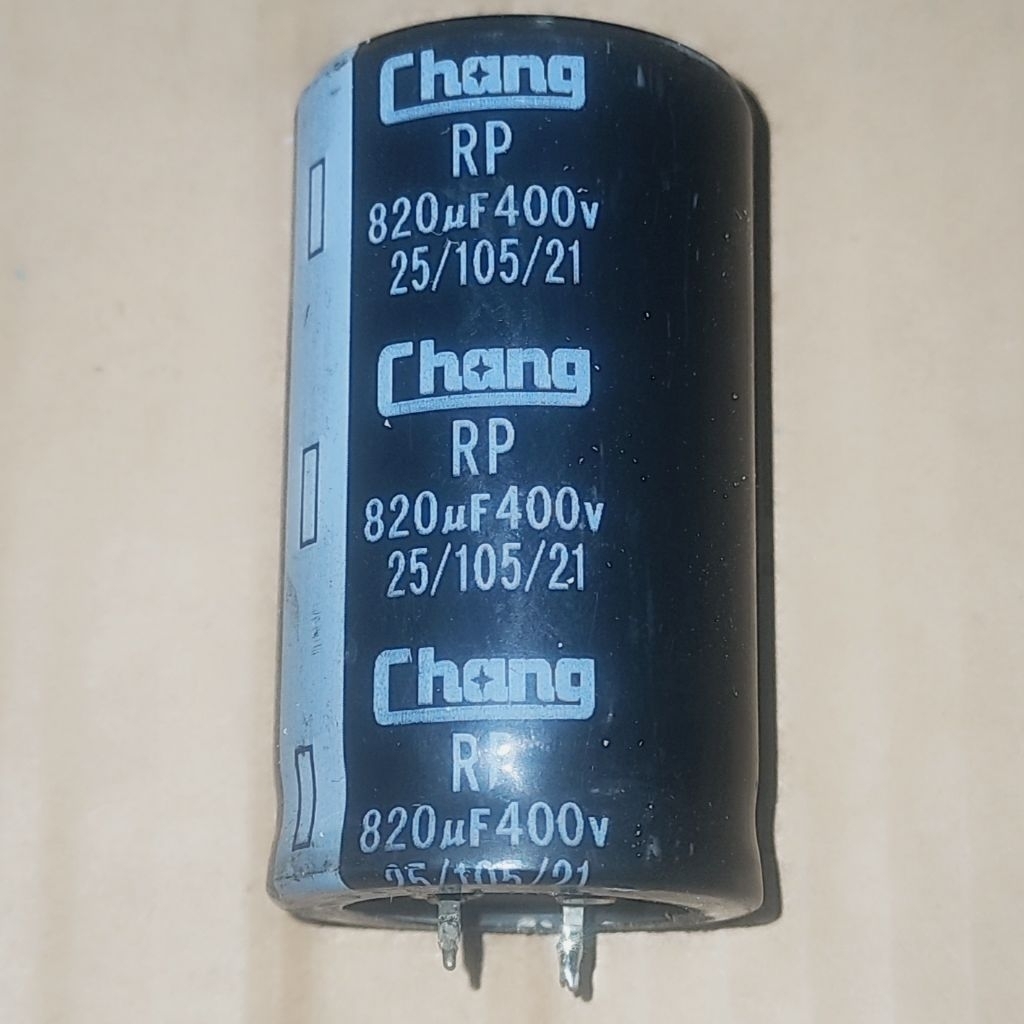 C Elco Elko 820uF 400V 820mFD 400VDC 820mF 400WV 820 uF mFD mF 400 VDC WV