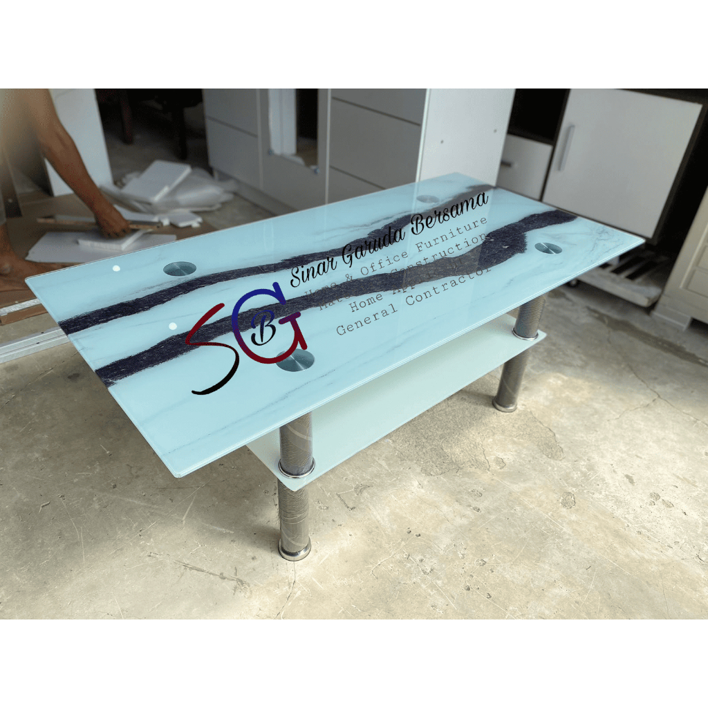 แก้วกาแฟ TABLE / 2-TIER GLASS SOFA TABLE