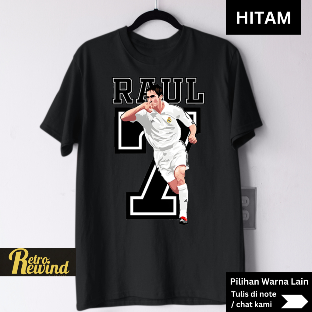 KTUNL González 7 Legend T-Shirt – เสื้อยืดฟุตบอลสไตล์คลาสสิก – Real Striker Madrid Ikonik Design – P
