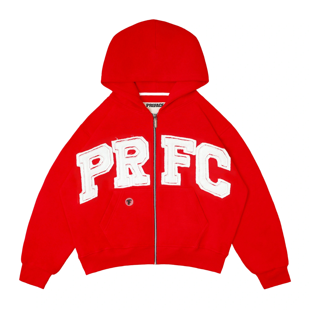 Preface Hoodie Zip Hoodie ยังไม่เสร็จในสีต่างๆ