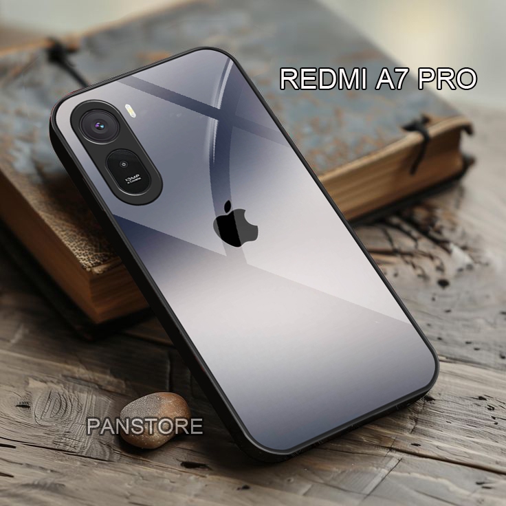HP Redmi A7 PRO Glass Softcase - เคส Redmi A7 PRO - เคสโทรศัพท์ Redmi A7 PRO - เคสโทรศัพท์ Redmi A7 