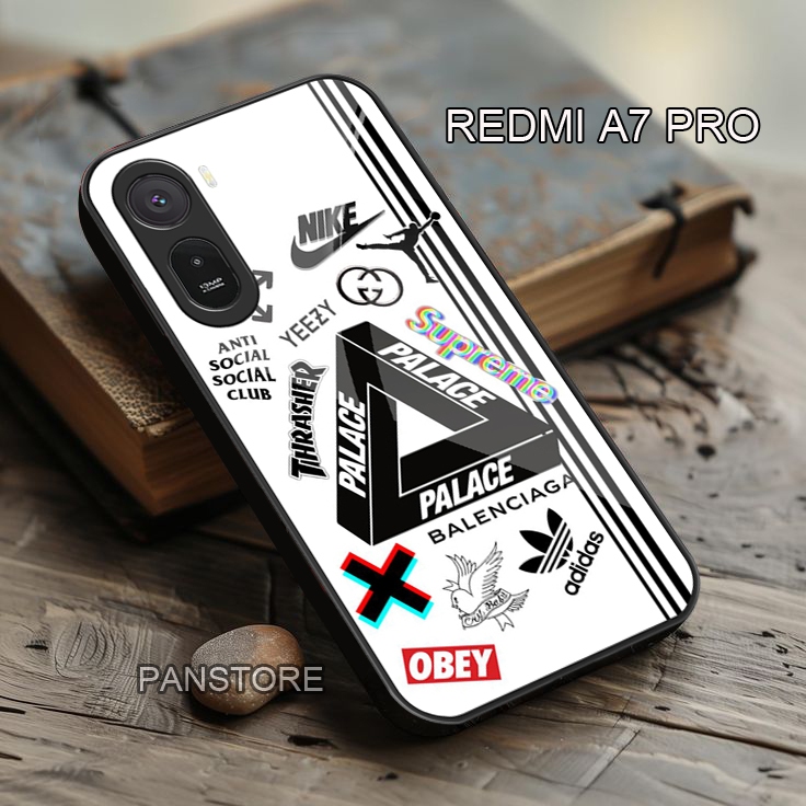 HP Redmi A7 PRO Glass Softcase - เคส Redmi A7 PRO - เคสโทรศัพท์ Redmi A7 PRO - เคสโทรศัพท์ Redmi A7 