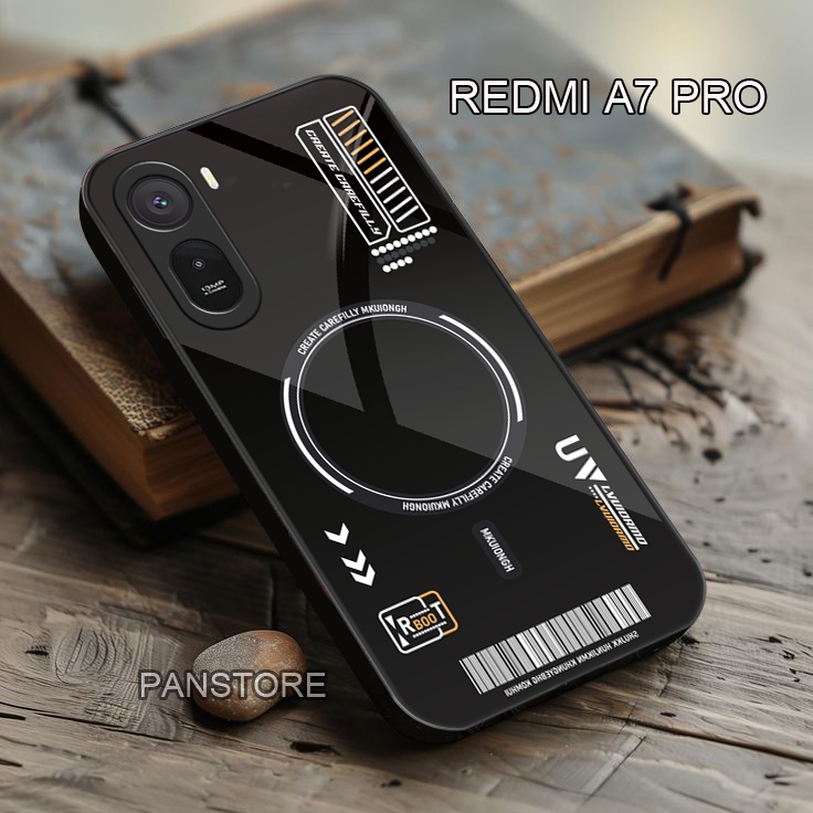 HP Redmi A7 PRO Glass Softcase - เคส Redmi A7 PRO - เคสโทรศัพท์ Redmi A7 PRO - เคสโทรศัพท์ Redmi A7 