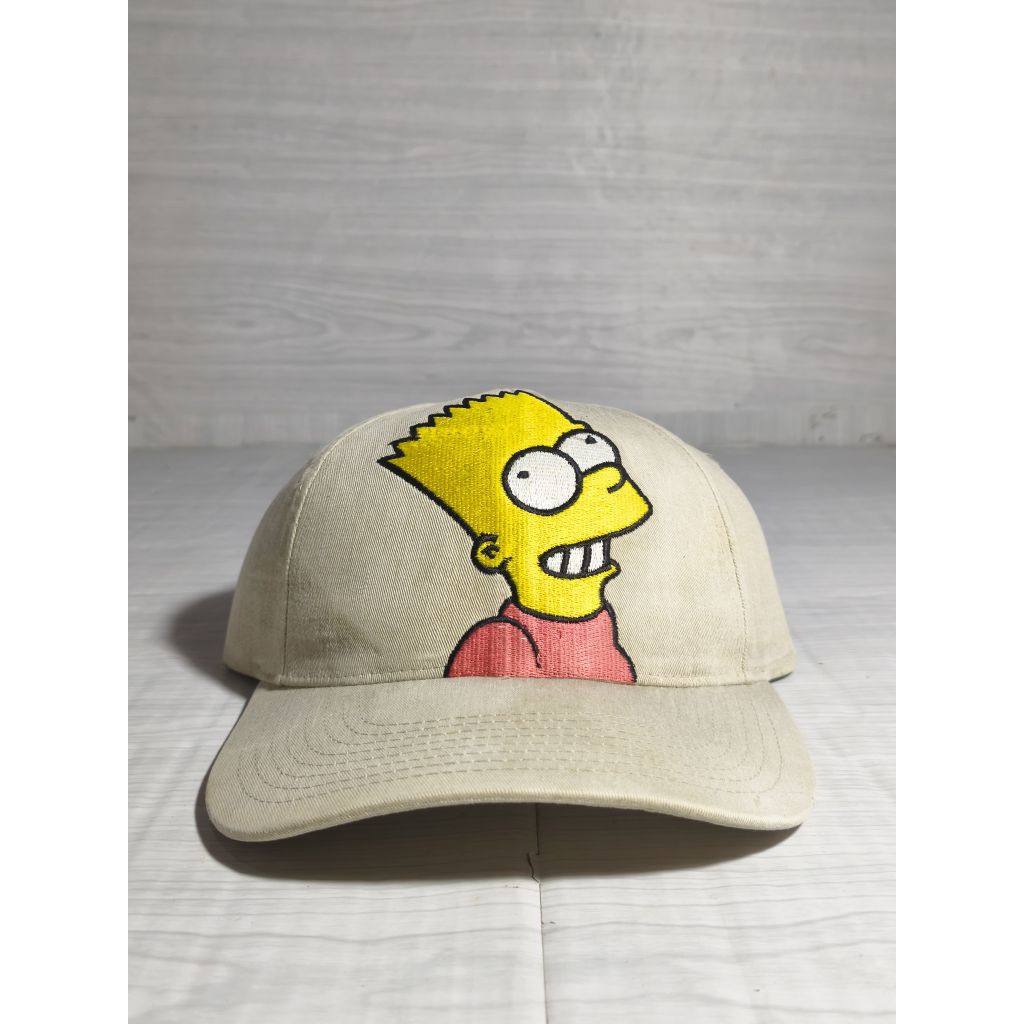Vintage Bart Simpson Big Logo ลิขสิทธิ์ 1999 หมวก