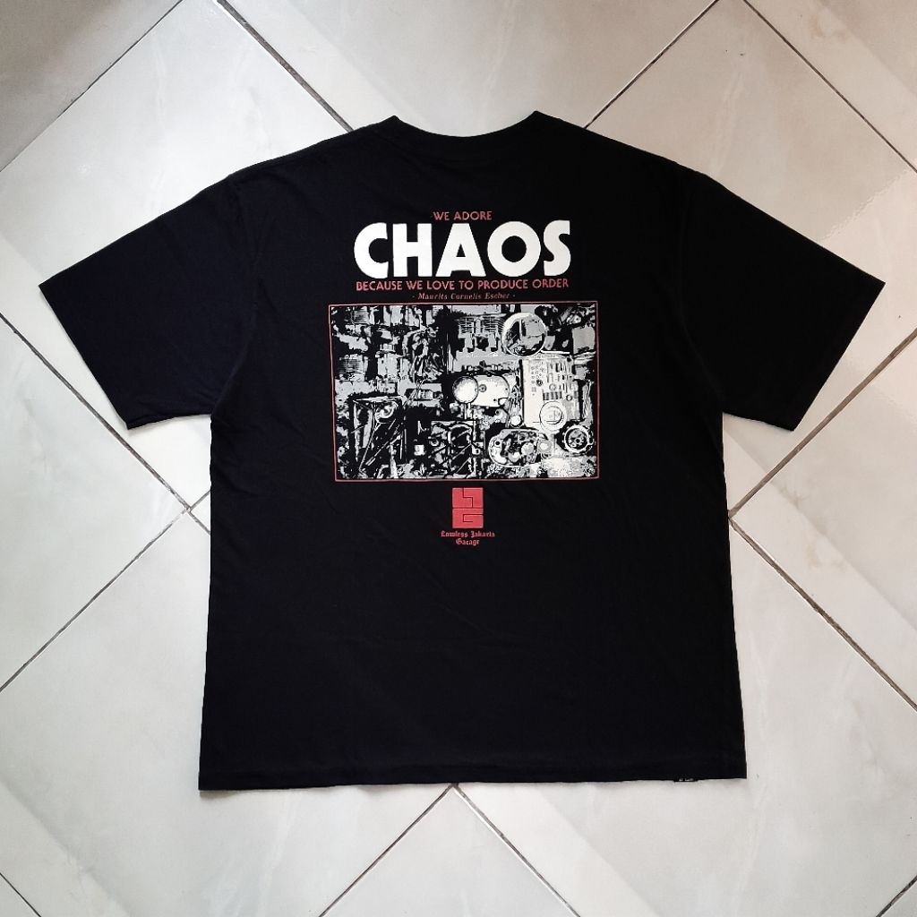 เสื้อยืด LAWLESS GARAGE - CHAOS (Likeblackmerch)