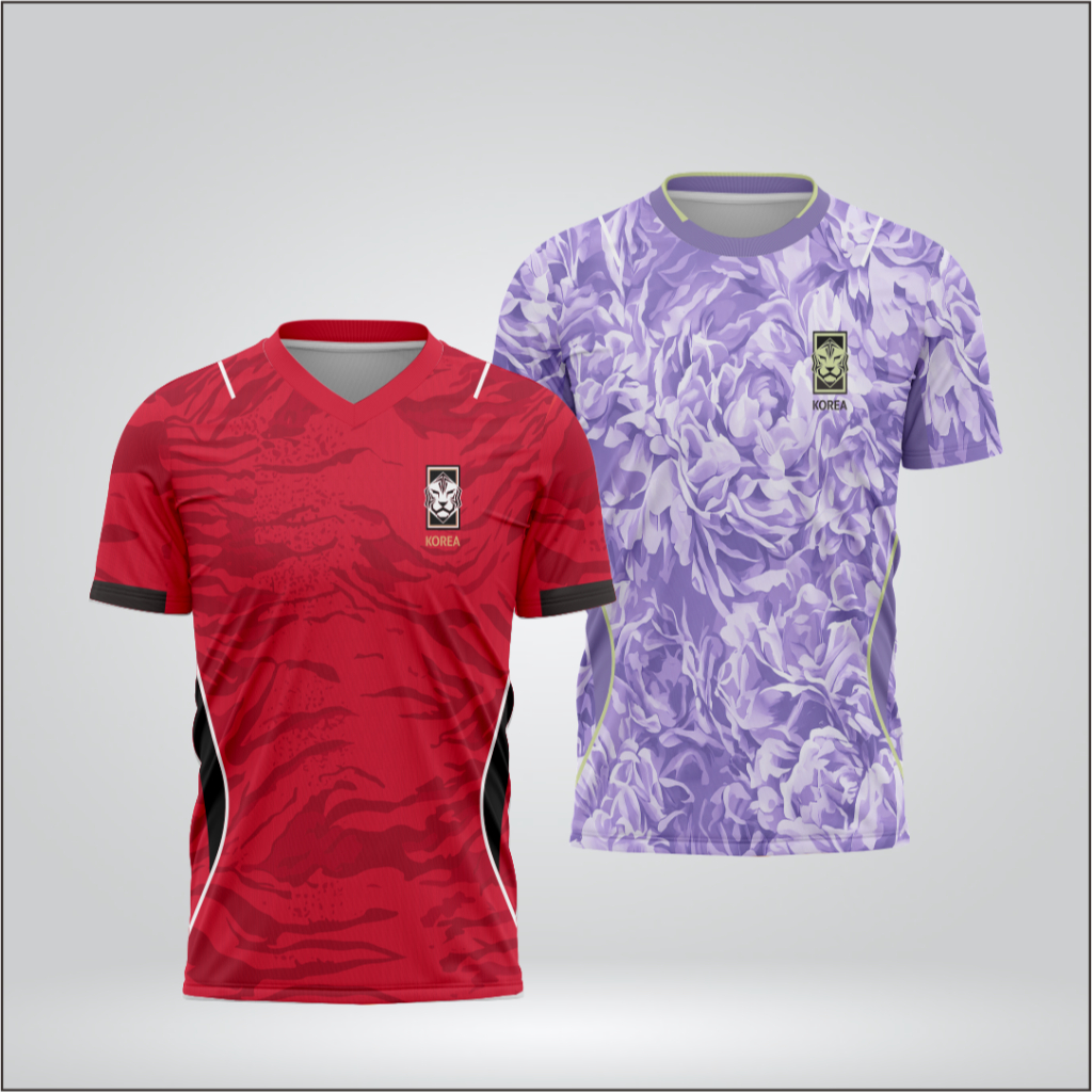เสื้อแข่งเหย้าเกาหลีใต้ 2026 ฟุตบอลโลกพิมพ์เต็มชื่อฟรีและหมายเลข