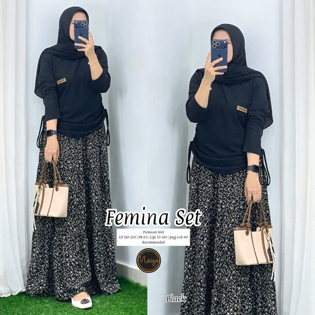 NO CANCEL• Femina Set by Meisa• ชุดกระโปรง