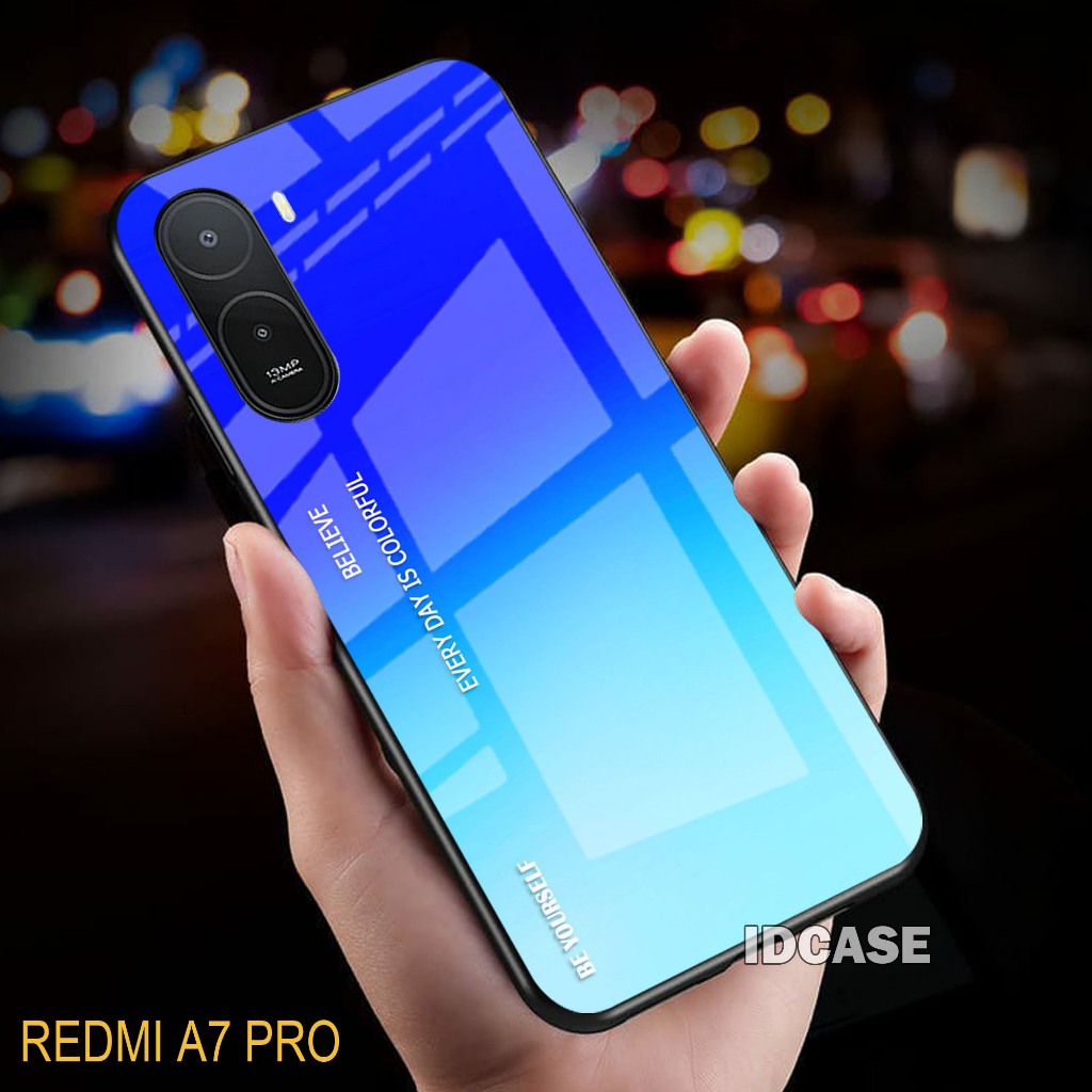 Softcase Glass Glitter Glass สําหรับ Xiaomi Redmi A7 Pro - ปลอก Hp Xiaomi Redmi A7 Pro - K28